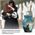 thumbnail image 4 of Eagle Cremation Urns For Human Ashes Adult Female - Cloud Keepsake Urn For Ashes For Women - Sunset Small Memorial Gift For Mom - Blue Cloud Urns For Adults Male Boy, 3 Inch, 4 of 7