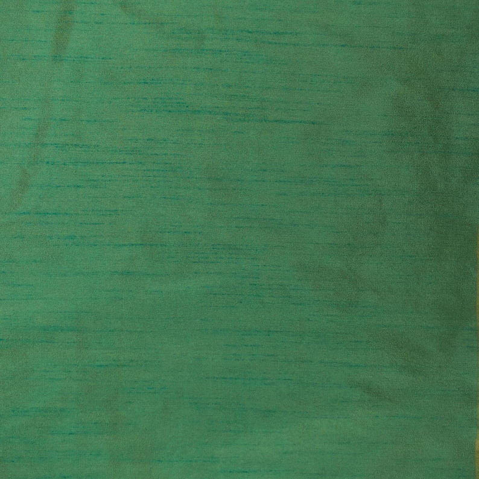 Fabric Mart Direct Aqua And Yellow Faux Silk Fabric By The Yard, 42 inches or 107 cm width, 1 Yard Blue Silk Fabric, Slubbed Faux Silk, Bridal Dress Silk Fabric, Wholesale Art Silk Fabric