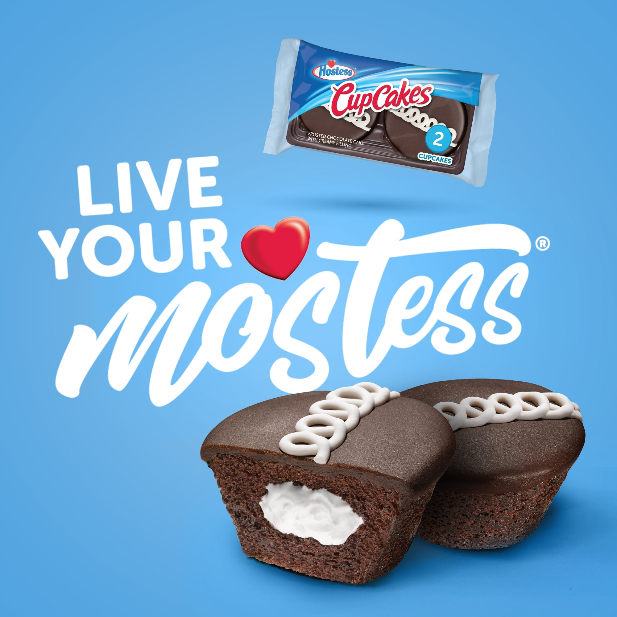 Hostess Cupcakes, Chocolate Snack Cakes, 1.59 oz Pack (1 Ct.)