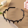 thumbnail image 1 of Diadema de peine para el cabello para mujer, aros de plástico en forma de U, dientes fijos, antideslizantes, esponjosos, accesorios para el cabello, 1 of 5