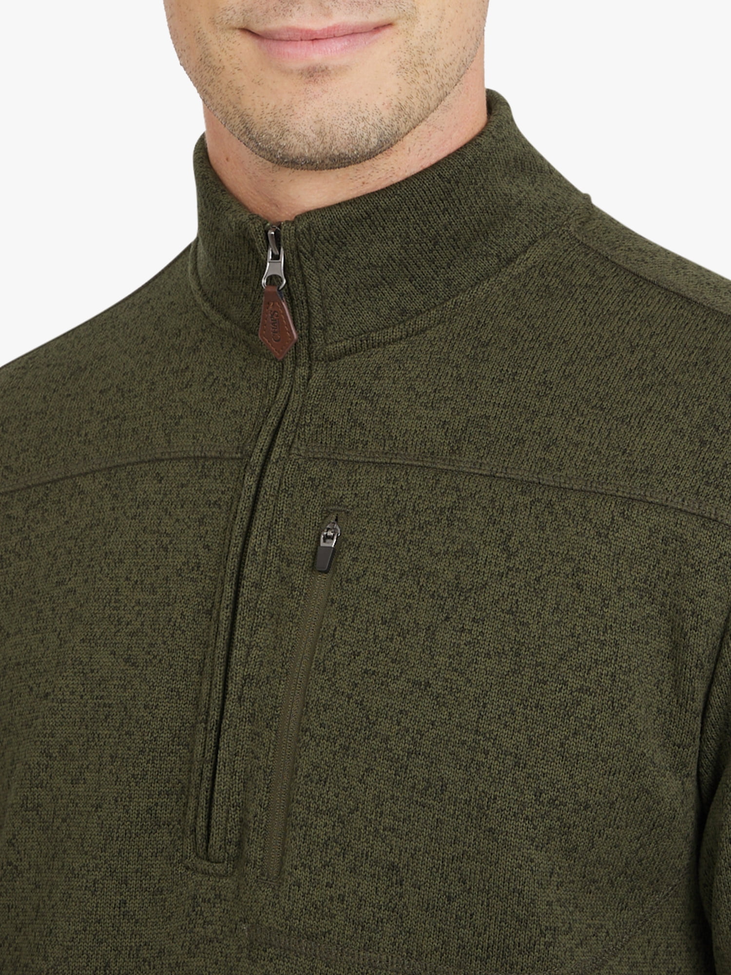 Chaps Men's & Big Men's Quarter Zip Fleece Sweater, Sizes S-3XL