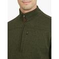 thumbnail image 3 of Chaps Men's & Big Men's Quarter Zip Fleece Sweater, Sizes S-3XL, 3 of 8