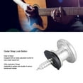 thumbnail image 4 of Guitar Strap Lock, Guitar Strap Lock Pin Metal Universal Sturdy Adjustable 10 Pcs Mushroom Style  for Ukulele Silver,Black,Gold, 4 of 7