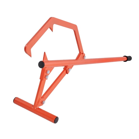Timberjack 46.5" Heavy Duty Steel Log Roller and Lifter with Adjustable Cant Hook for Logs Up to 25" Diameter Rolling Cutting Lifting Timber Jack Logg