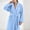 Sky Blue, variant on WCJM Womans Robe Womens Belted Long Robe Notched Collar with Pockets Cozy Loungewear Housecoat