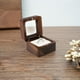 thumbnail image 4 of Caja para anillos, joyero, caja de madera para anillos, caja para anillos de compromiso con 1 ranura, caja para anillos de boda, elegante y retro, caja para anillos para propuesta de matrimonio., 4 of 7