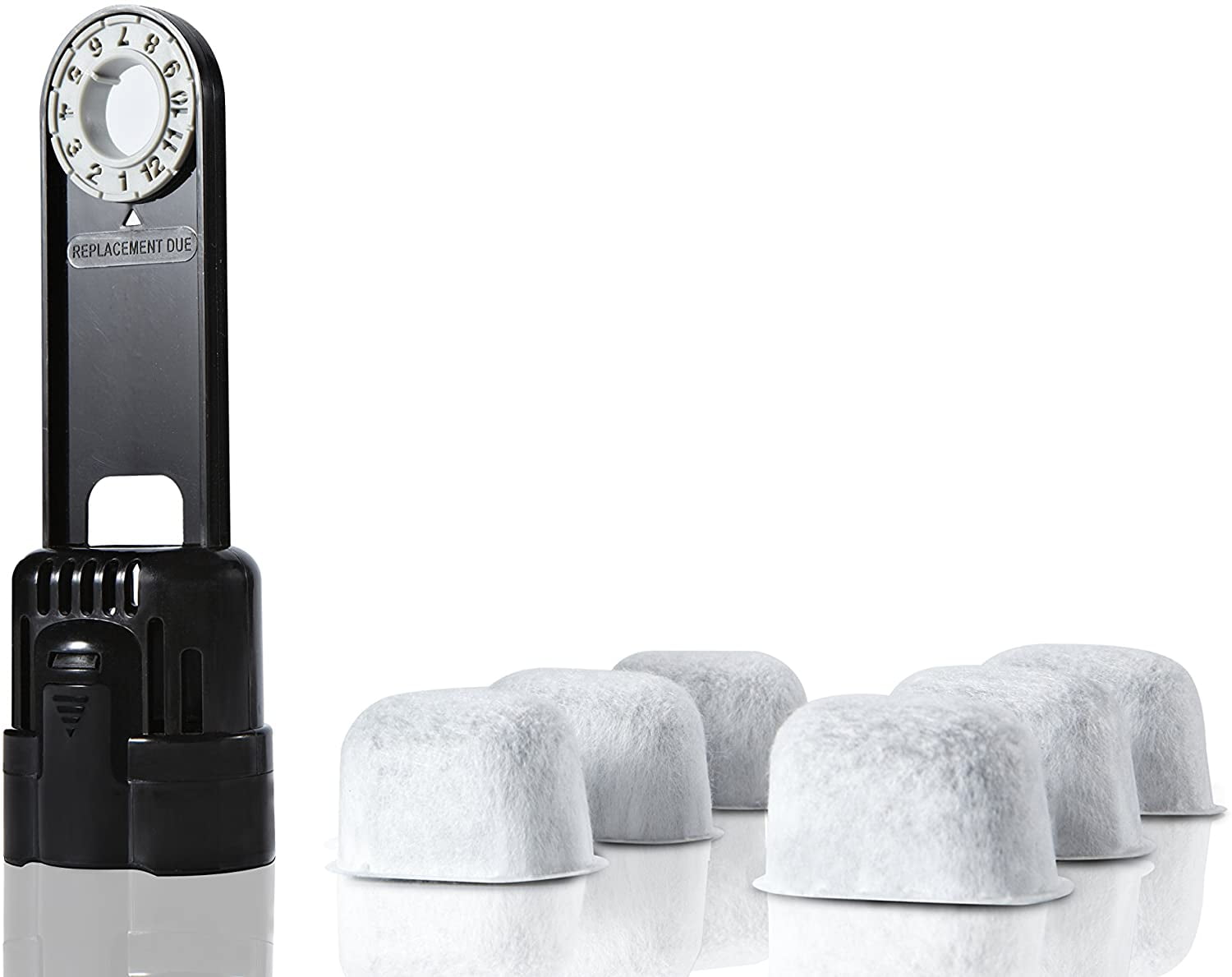 Keurig 1.0 Water Filter Holder Starter Kit With 6 Charcoal Replacement Coffee