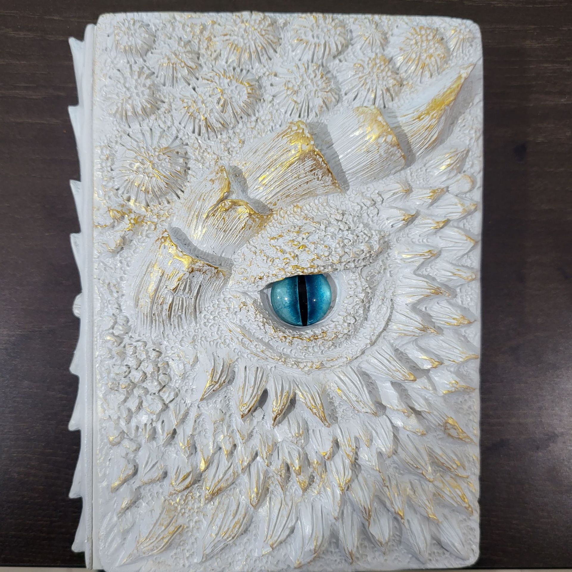 NWJ New Deluxe Animated Dragon Book - A5 Resin Craft Notebook
