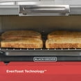 thumbnail image 4 of Black & Decker Toaster Oven with Natural Convection, Stainless Steel, 4-Slice, 4 of 8