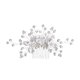 thumbnail image 3 of Nvzi Horquillas para el pelo de boda con flores para novias, peinetas con perlas de cristal, pinzas para el pelo, tocado, accesorios para el pelo de boda dorados, joyas - doradas, 3 of 4