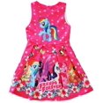 thumbnail image 2 of Wenchoice Hot Pink Friends Forever A-Line Cotton Dress Girl'S L(5Y-6Y), 2 of 2