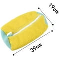 thumbnail image 2 of 2PCS Shoe Washing Machine Bag, Laundry Shoe Bag for Washer and Dryer, Reusable Shoe Cleaning Laundry Bag for Sneakers, Fits All Shoe Types & Sizes (Yellow), 2 of 6