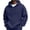 Navy, variant on CCRFTGI Mens Casual Oversized Hooded Collar Drawstring Hoodies Pullover Sweatshirts Casual Long Sleeve Shirts with Pocket Beige L
