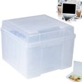 thumbnail image 2 of PENGXIANG Photo Storage Box Set Plastic Photo Case with 6 Inner Organization Cases Colorful/Clear Greeting Card Organizer Portable Reusable Seed Storage Box with Lid for Cards Pictures St, 2 of 11
