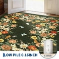 thumbnail image 5 of Area Rugs for Living Room, Floral Washable Rug Vintage Large Soft Boho Non-Slip Carpet Indoor Floor Stain Resistant Carpets for Bedroom Dining Room Farmhouse Nursery Home Office, 5 of 10