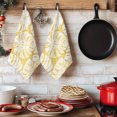thumbnail image 6 of Yellow Monstera Deliciosa Kitchen Towels Set of 4, Summer Botanical Tropical Absorbent Dish Towels for Kitchen, Microfiber Hand Towel, Quick Drying Tea Towel for Cleaning Decorative Dishcloths, 6 of 7