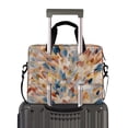 thumbnail image 2 of 16" Laptop Briefcase for Work Travel Laptop Shoulder Bag Carrying Handbag Laptop Case Earthy Colors Watercolor-textured, 2 of 8