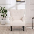 thumbnail image 5 of Richryce Mid-Century Accent Chair, Beige, 5 of 9
