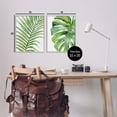thumbnail image 3 of Stupell Industries Tropical Green Palms Minimal White Background Designed by Carson Lyons, 3 of 5