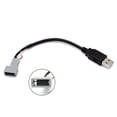 thumbnail image 2 of SPRING For 307 For C5 Etc USB Conector Female To Male For Android Multimedia 4 Pin Direct Installation Car Accessories 4Pin, 2 of 9