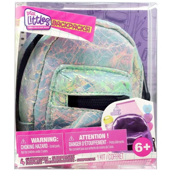 Shopkins Backpacks! Series 4 Irridescent Teal Mystery Pack
