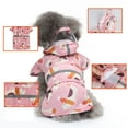 thumbnail image 4 of Dog Raincoat Water Proof Adjustable Lightweight Rain Coat With Clear Poncho Hood Reflective Strip Portable Dog Rain Jacket For Small M Large Dogs Puppies Summer Rainy Season Accessories Dog Groomer, 4 of 4