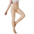 thumbnail image 3 of Gyexs 3 Pack Fleece-Lined Leggings for Women - Winter Thermal Running Workout Leggings Women's Activewear Leggings, Beige, One Size, 3 of 6