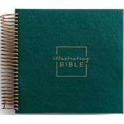 DaySpring - Illustrating Bible CSB - Spiral Bound Bible Journal, Green