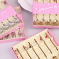 thumbnail image 3 of 6pcs/set Christmas Decorations For Home  Coffee Spoons Dessert Spoon Fork, 3 of 6