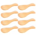 thumbnail image 1 of 8Pcs Small Wooden Salt Spoon Solid Wood Condiments Spoon Handmade Honey Teaspoon Seasoning Sugar Co, 1 of 5