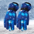 thumbnail image 7 of sovlvnd 9-15Years Toddler Kids Boys Girls Gloves Winter Outdoor Windproof Warm Lock Temperature Ski Gloves on Clearance, 7 of 7
