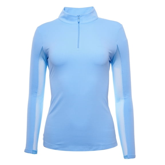 IBKUL Golf Ladies IceFil Long Sleeve Mock Peri Small