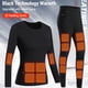 thumbnail image 3 of Lencería Conjunto de ropa interior con calefacción eléctrica para mujer, traje corporal con calefacción de esquí de 22 áreas, 3 of 8