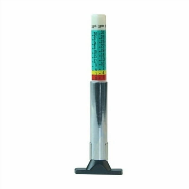Outil de Mesure Précis de Stylo de Règle de Bande de Roulement à Code Couleur Intelligent de Jauge de Profondeur de Bande de Roulement de Pneu pour des Camions de Voitures, 2 Couleurs