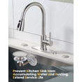 thumbnail image 4 of Tapa para fregadero ALEASHA de acero inoxidable cepillado, 2 unidades, 4 of 7