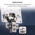 thumbnail image 4 of VONKY Cabinet Hinge Door Wardrobe Hinges Furniture Drawer Hardware Accessory 4 Pcs, 4 of 6
