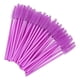 thumbnail image 1 of Nvzi 200 piezas de cepillos desechables para rímel de pestañas, extensiones de pestañas, cejas y maquillaje (morado), 1 of 2