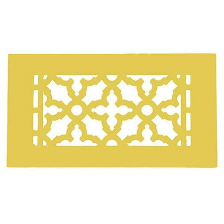 

Reggio Registers 610-Anh Scroll Series 4 X 8 Floor Grille - Gold