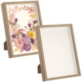 thumbnail image 2 of 2 PCS Shadow Box Frame Set, 11.4 x 8 in Large Wooden Shadow Boxes, Display Case for Dried Flowers Memorabilia Medals Photos, Wall Tabletop Decor for Home Office, 2 of 6