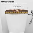 thumbnail image 5 of ZIATUBLE Aztec Ethnic Toilet Tank Top Cover Sunflower Cow Toilet Water Tank Cover 2 Piece with Elastic Bottom Toilet Tank Protector Cover Easy to Clean Toilet Tank Covers for Bathroom, 5 of 5