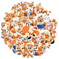 thumbnail image 2 of 35pcs Cartoon Stickers Animal Kids Stickers Fox Graffiti Stationery Stickers for Luggage Laptops Suitcases, 2 of 9