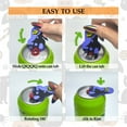 thumbnail image 5 of Soda Can Opener Can Cover for Soda Easy Tab Opener and Drink Protector Cute Beverage Barricade for Coke Shields from Bugs,Bees,Flies,Dust at Party,BBQ, Beach Bat1, 5 of 8