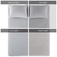 thumbnail image 3 of Comfort Spaces 100% Cotton Queen Sheet Set 4-Pieces Diamond Taupe Lightweight Breathable All Season Cozy Sheet Set, 3 of 7
