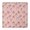 Pink Cow Bell, variant on Pink Cow Milk Strawberry Pattern Square Fitted Tablecloth with Elastic Edge,Square Table Cover,Washable Elastic Table Cover for Home Kitchen Party Decor 34"x34"