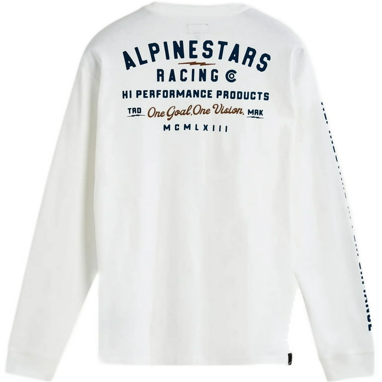 Alpinestars Rep Mens Long Sleeve T-Shirt White XXL - Main Image