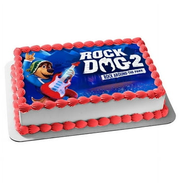 Rock Dog 2 Bodi Birthday Edible Image Cake Topper For Quarter Sheet Cake By TNCT