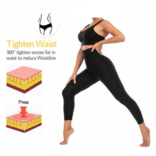 Pantalones cortos deportivos para mujer, pantalones de , termo sudor, muslo, Body , gimnasio, Fitness , XXL 3XL 87-90cm