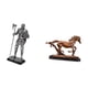 thumbnail image 5 of Figura de escritorio,Estatua de caballero,arte,artesanía,coleccionable,escritorio,oficina,Figura de caballo,Escultura de figura de caballo en miniatura coleccionable,Estatua de animal de, 5 of 8