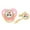 Rose, variante sur Pinces à Sucette Bébé Fille Pince à Sucette Bébé Initiale Silicone Mamelon Bling Nouveau-Né Sucette et Pinces avec Strass Pince à Sucette en Silicone