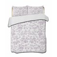 thumbnail image 2 of Spring Flower Twin XL Size Down Alternative Comforter,Lightweight Comforter Quilt Bedding Set with Pillow Shams Vintage Farmhouse Light Purple Boho Leaf All Seasons Bed Comforter Duvet Insert 68"x98", 2 of 7